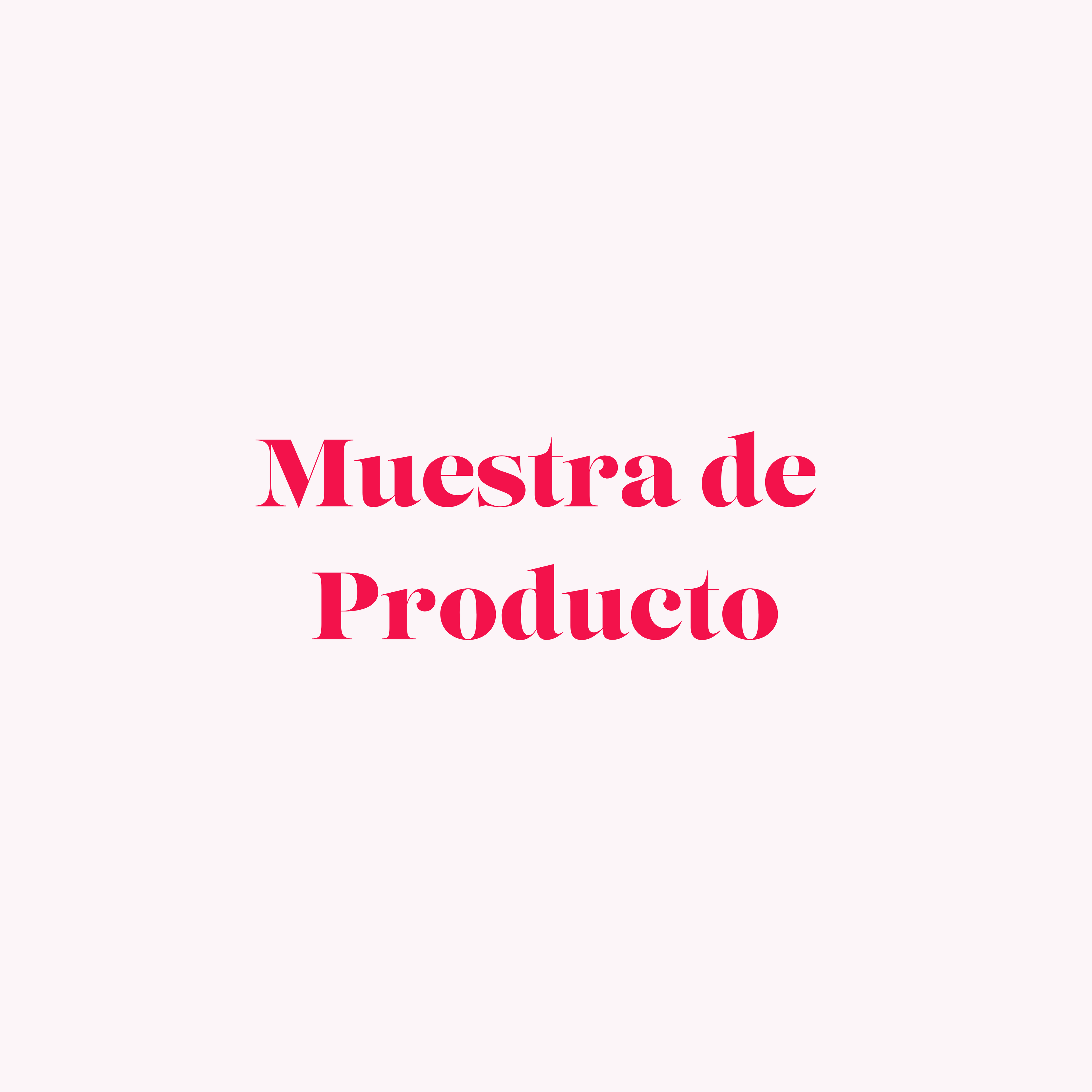 Muestra de producto